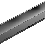 Slotline opzet element verzinkt staal 50cm