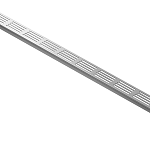 Slimline vervangrooster blank aluminimum