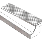 13/15x25x120 in lijn standaard links grijs