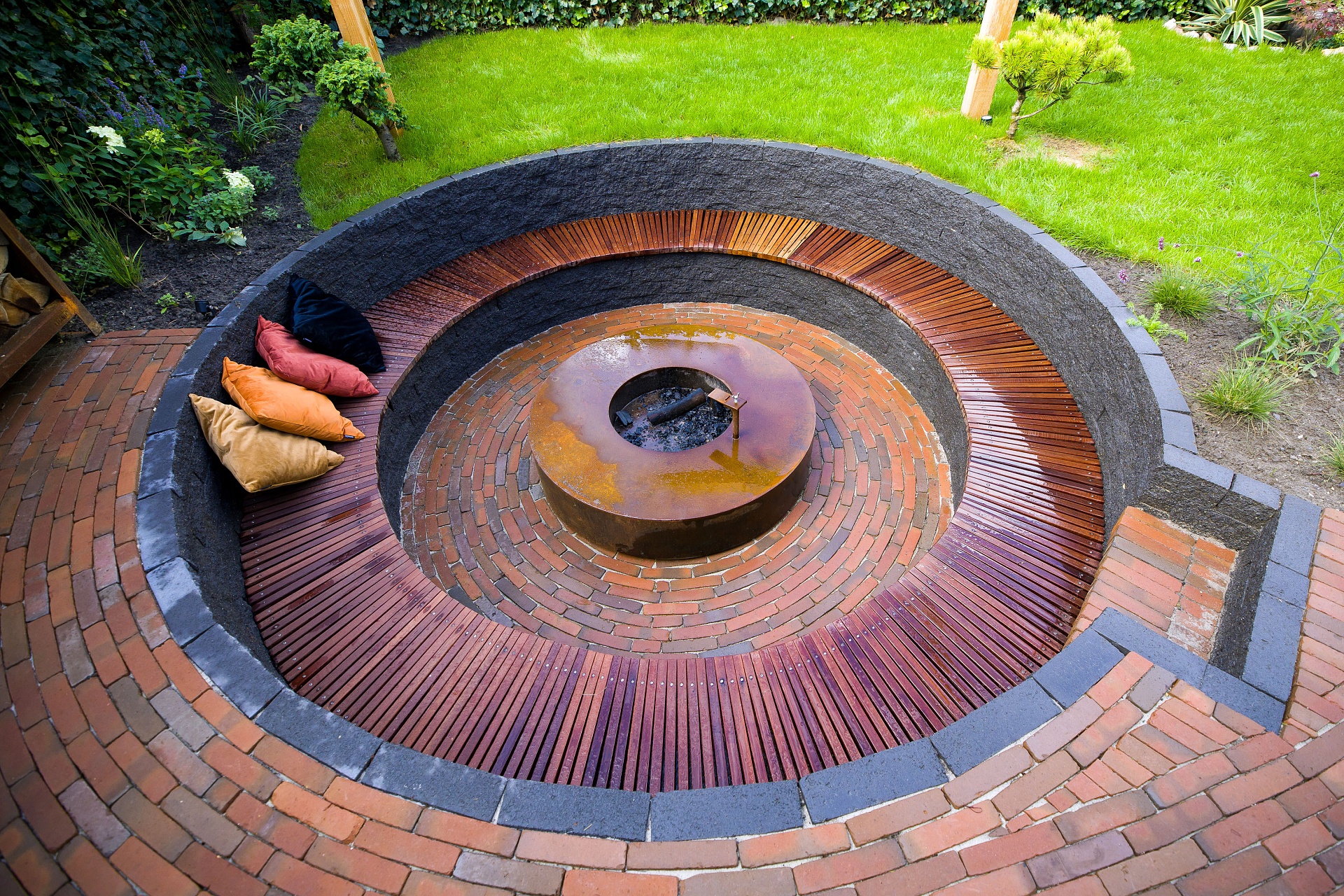 mbi tuin met vuurpit geoceramica ardesie black reef rox antraciet kampen 6 