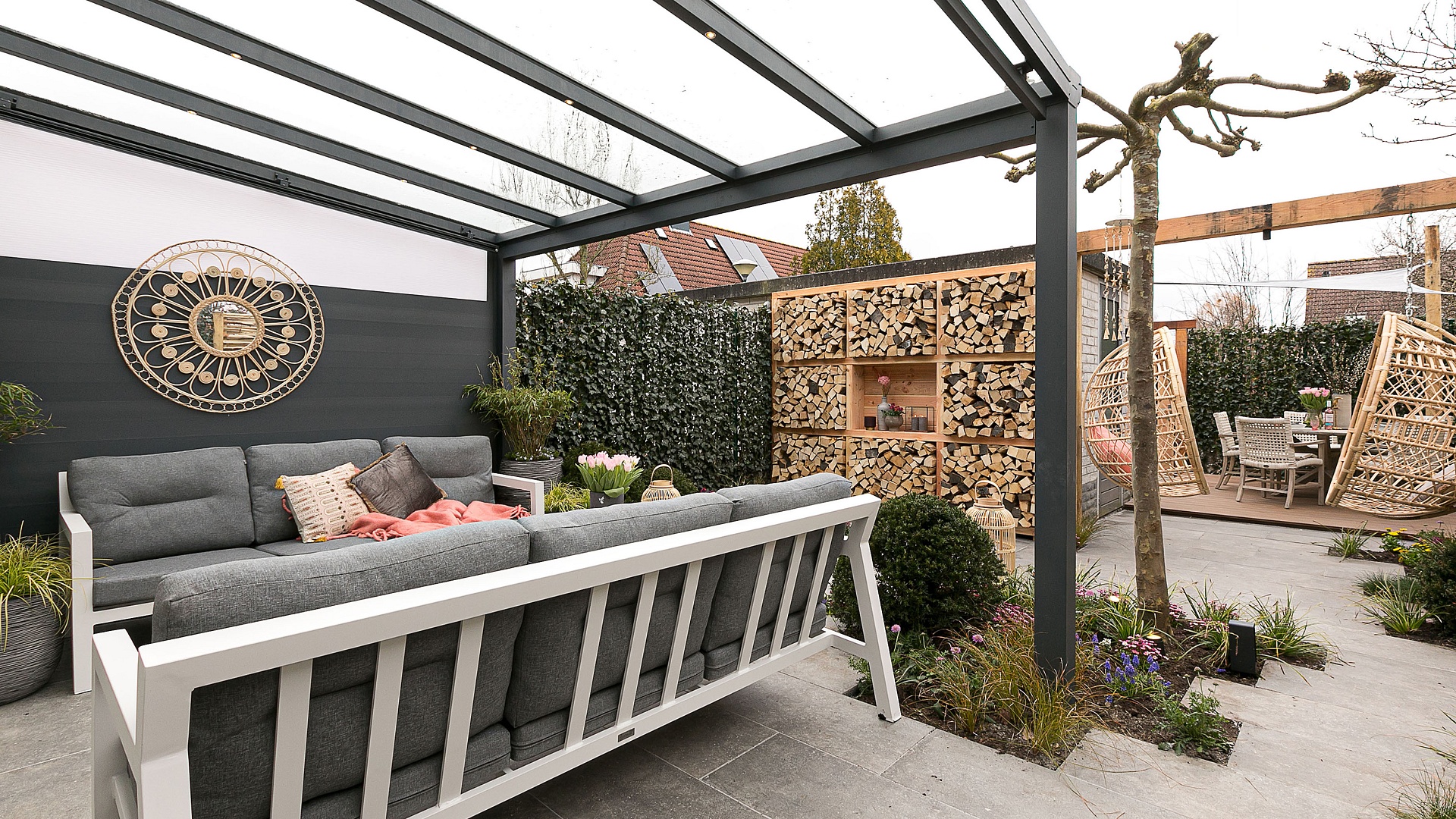 mbi huiskamer tuin geoceramica forma musk keramische tegels loenen