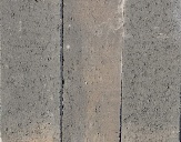 patioblok strak bruin zwart