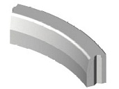 trottoirband 13 15x25 bochtstuk inwendig