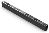 19000 aco aco slim line met blank alu rooster 100