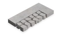 deer concrete cobbles border corner l