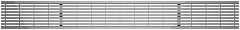 3003634   langstaafrooster kunststof   l 1000mm tbv. aco hexaline euroline en highline fbd69528