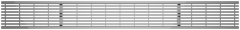 3003634   langstaafrooster kunststof   l 1000mm tbv. aco hexaline euroline en highline