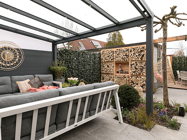 mbi huiskamer tuin geoceramica forma musk keramische tegels loenen