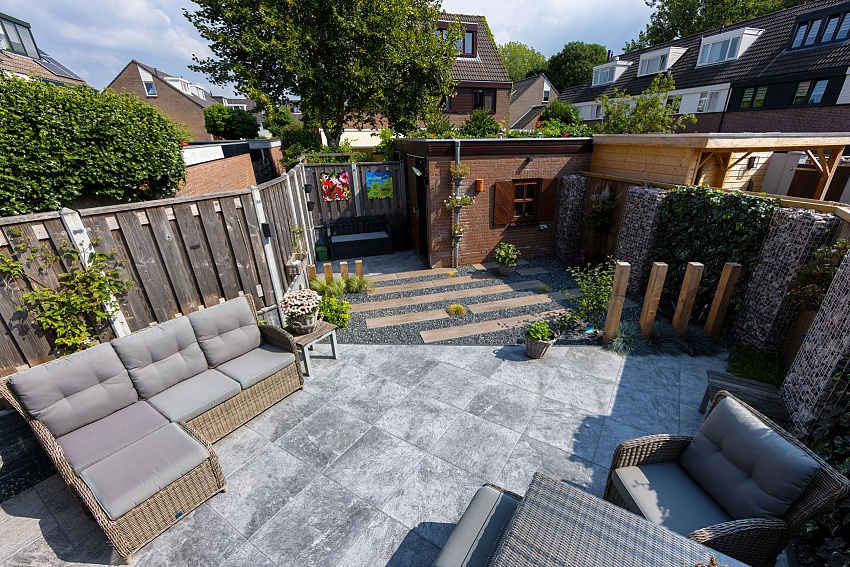 mbi geoproarte tuin met wood yellow oak en tundra artic 12 
