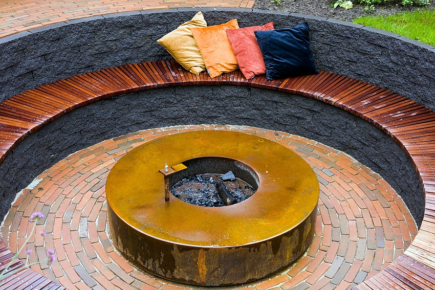 mbi tuin met vuurpit geoceramica ardesie black reef rox antraciet kampen 1 
