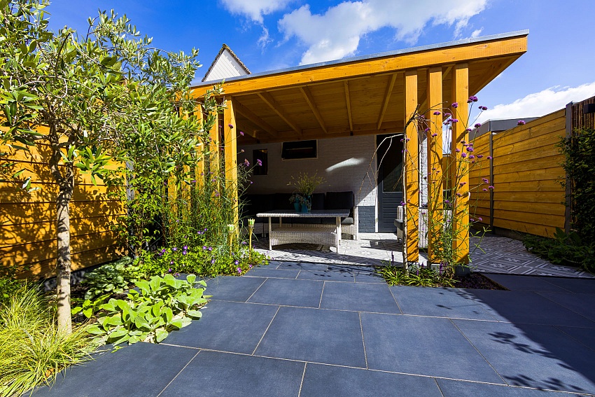 mbi woonkamer tuin geoceramica concreet flower decorate flow black elburg 5 