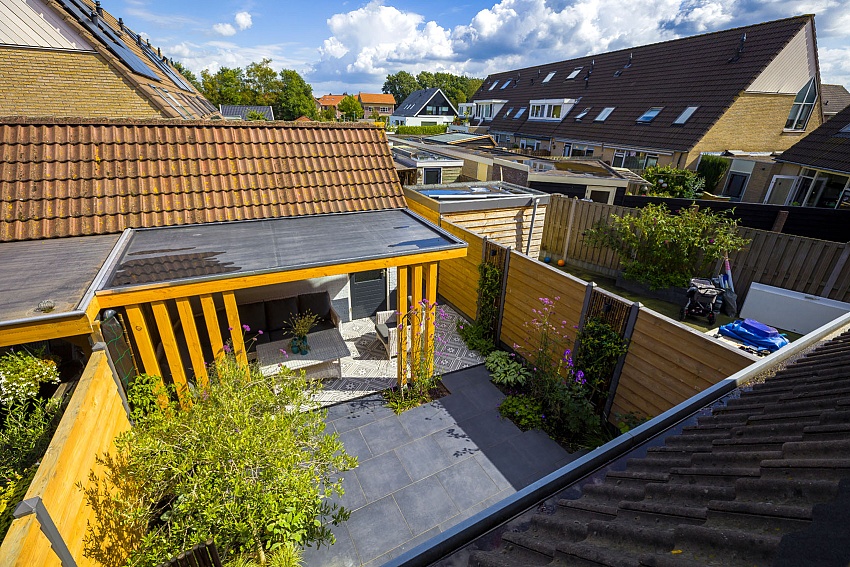 Woonkamer tuin