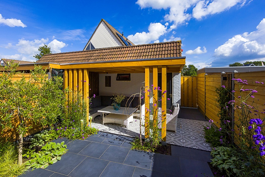 Woonkamer tuin