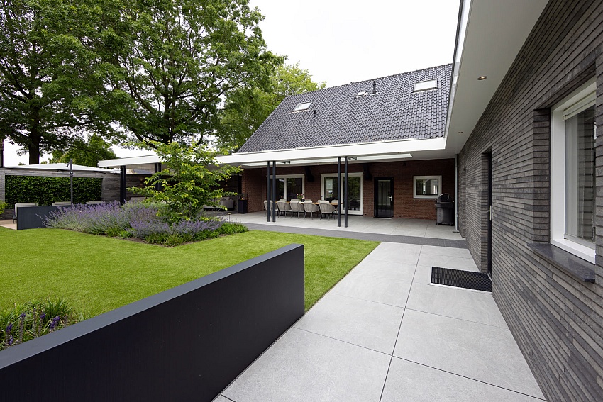 mbi tuin sint oedenrode geoceramica aspen oxide eiken natuurlijk geoklinker plus cannobio geostylistix strips shaded grey 8 